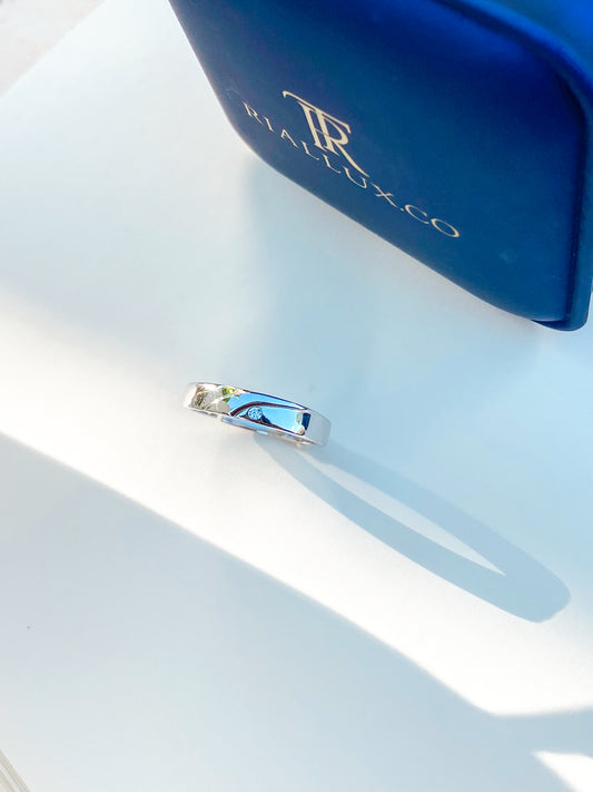 Love's Echo couple adjustable ring set band