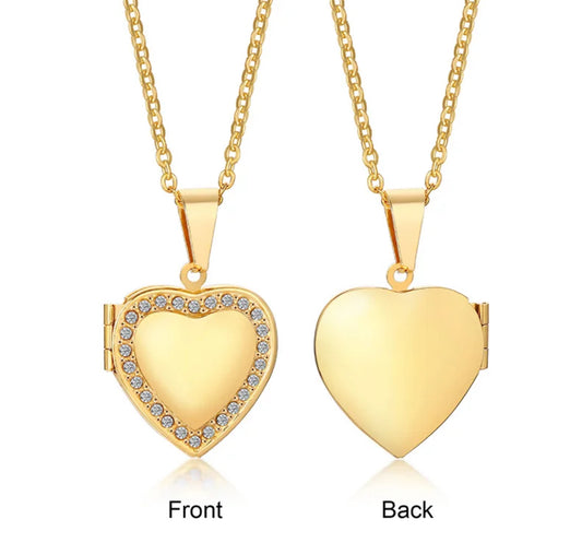 Heart picture locket