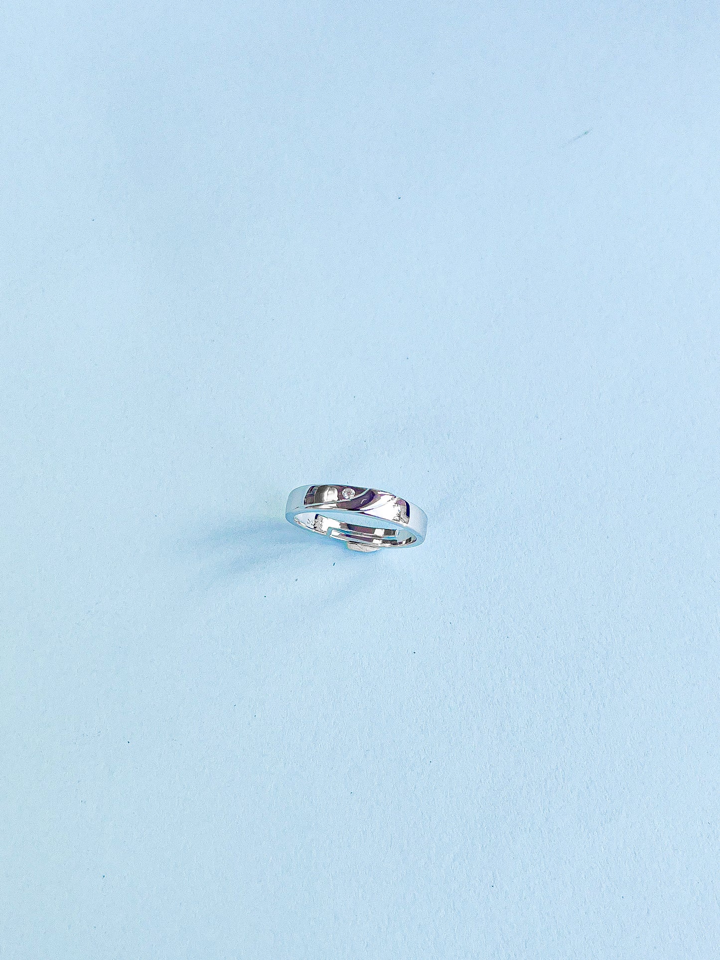 Whisper of love adjustable couple ring