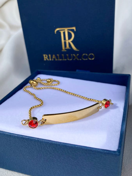 Light purple engrave bracelet