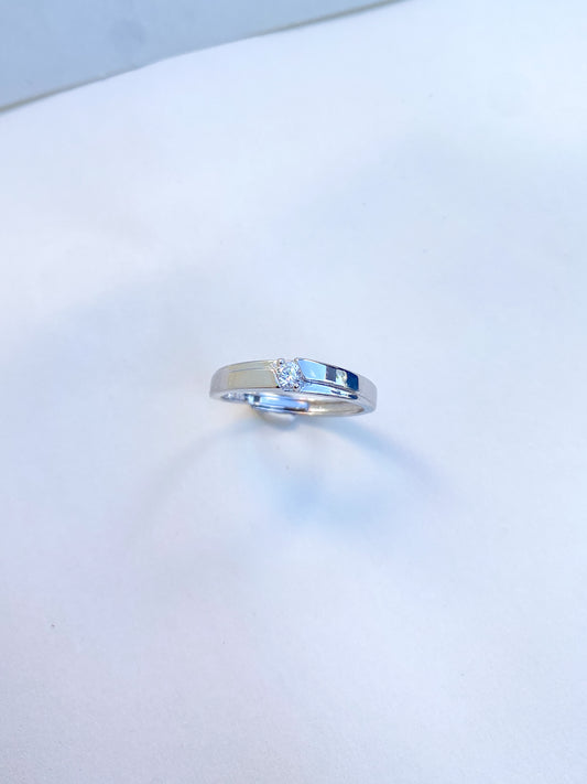 Protector’s promise adjustable Man band couple ring