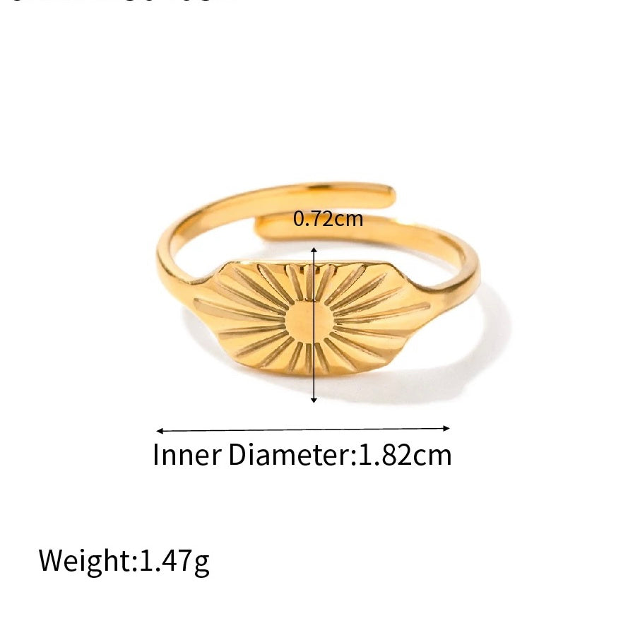 Sunray adjustable ring
