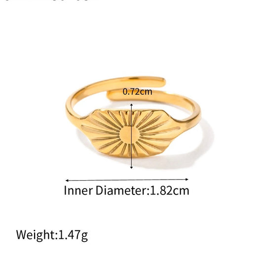 Sunray adjustable ring