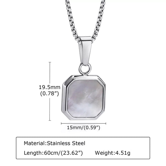 Pearl square Pendant