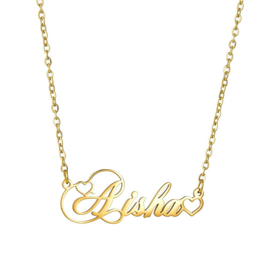 Heart Personalized Choker Name