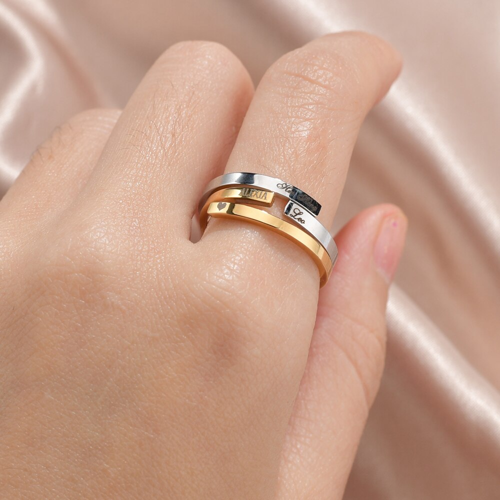 Adjustable Engrave ring