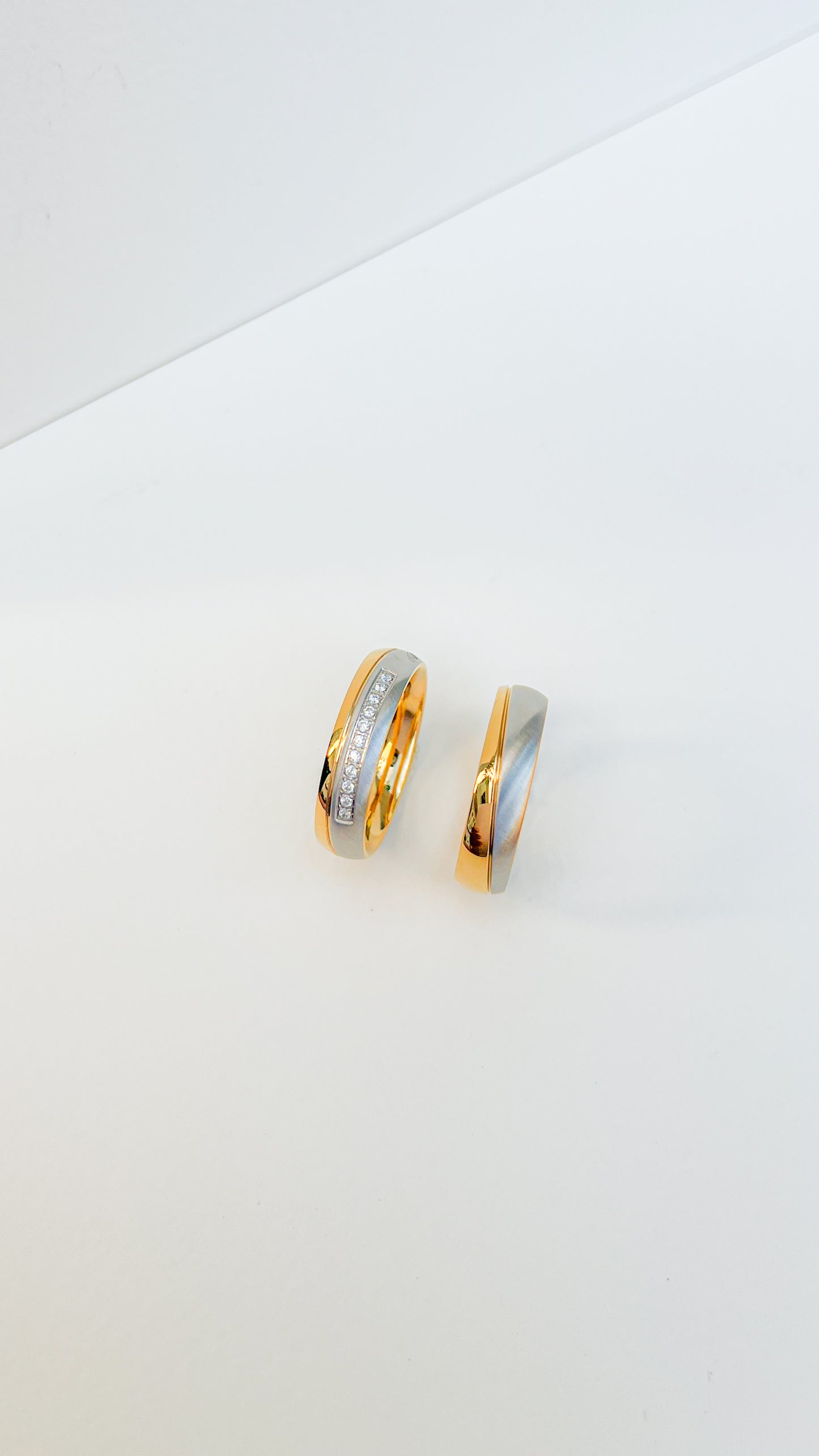 Duo tone ring unisex