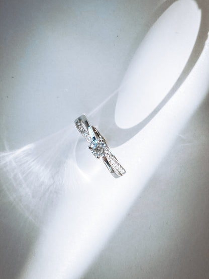 Graceful Devotion woman adjustable band couple ring