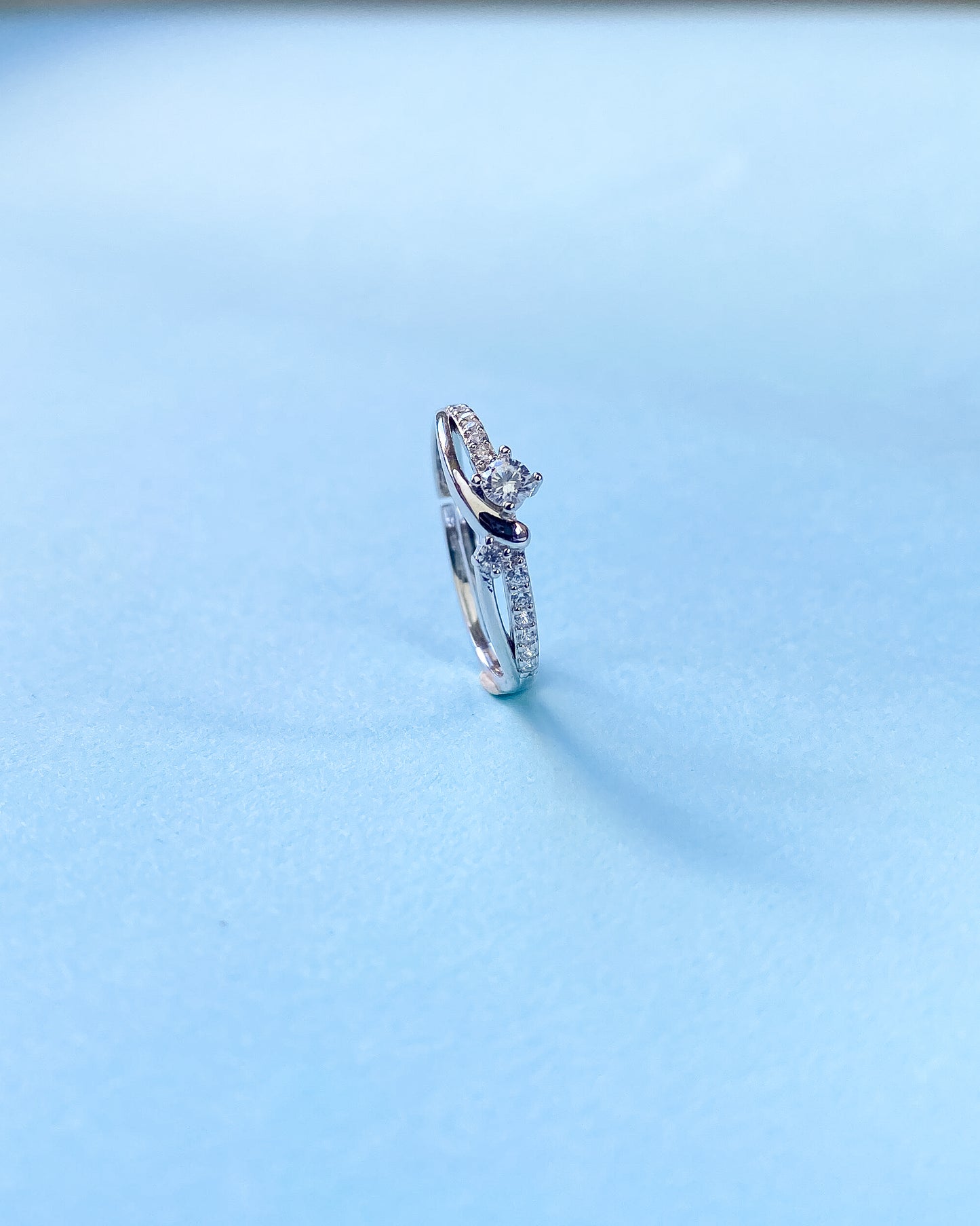 Whisper of love adjustable couple ring