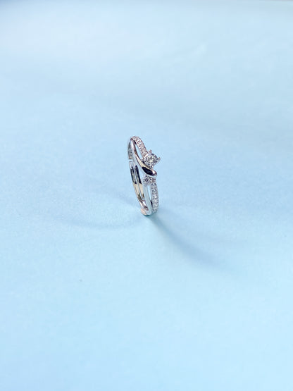 Whisper of love adjustable couple ring