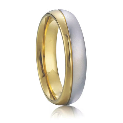 Duo tone ring unisex