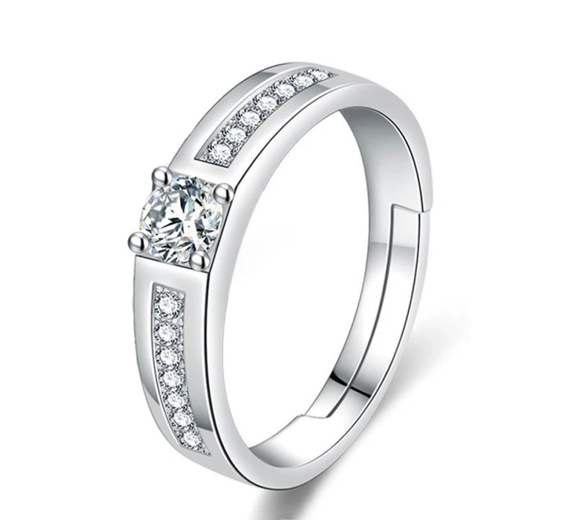Devoted Knight Man band couple ring
