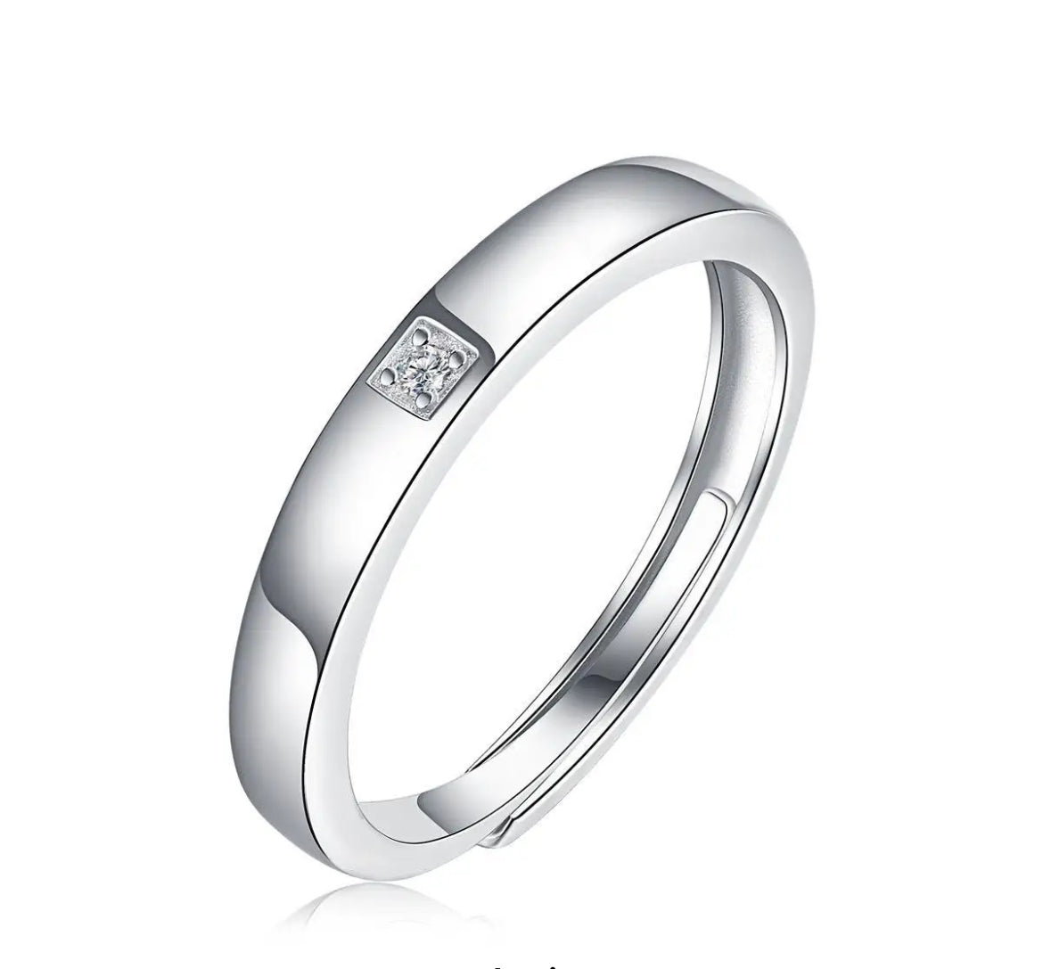 Loyal Flame Man band couple ring