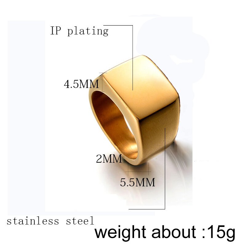 Signature engraving Man ring