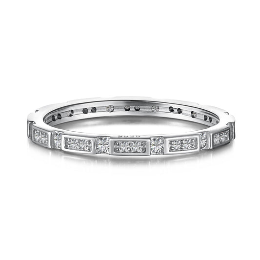 Dainty Eternity promise ring