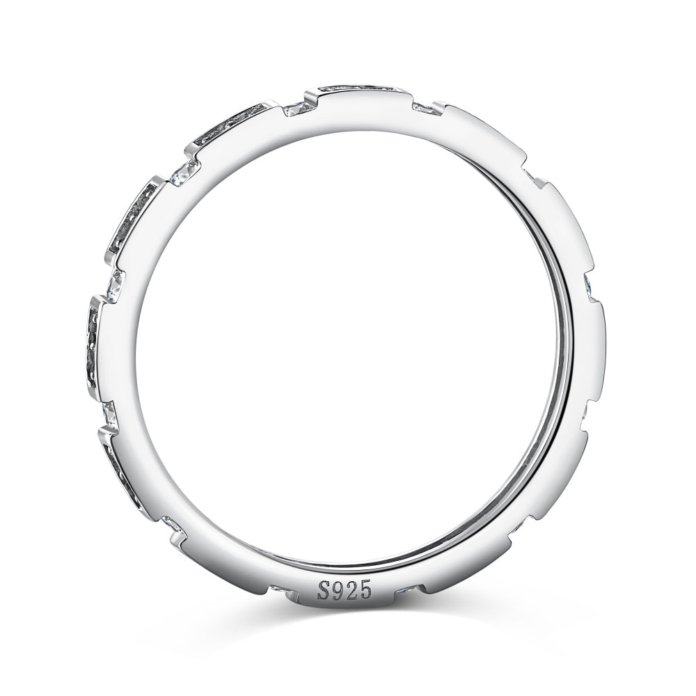 Dainty Eternity promise ring