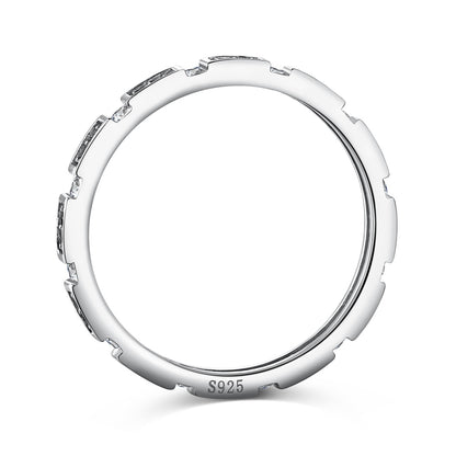 Dainty Eternity promise ring
