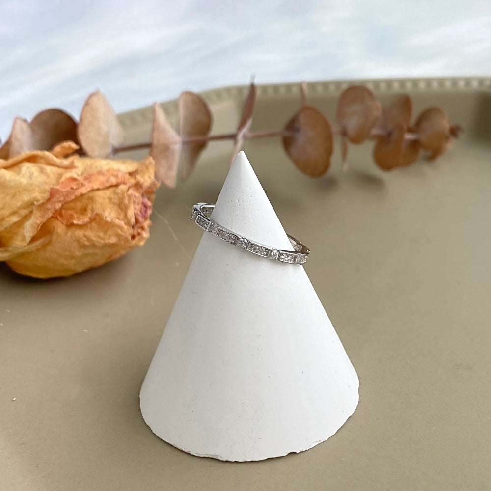 Dainty Eternity promise ring