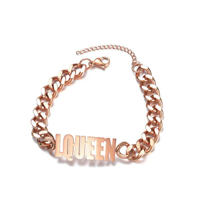 Cuban Name man Bracelet