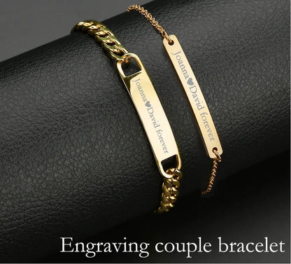 Bracelet prénom gravé