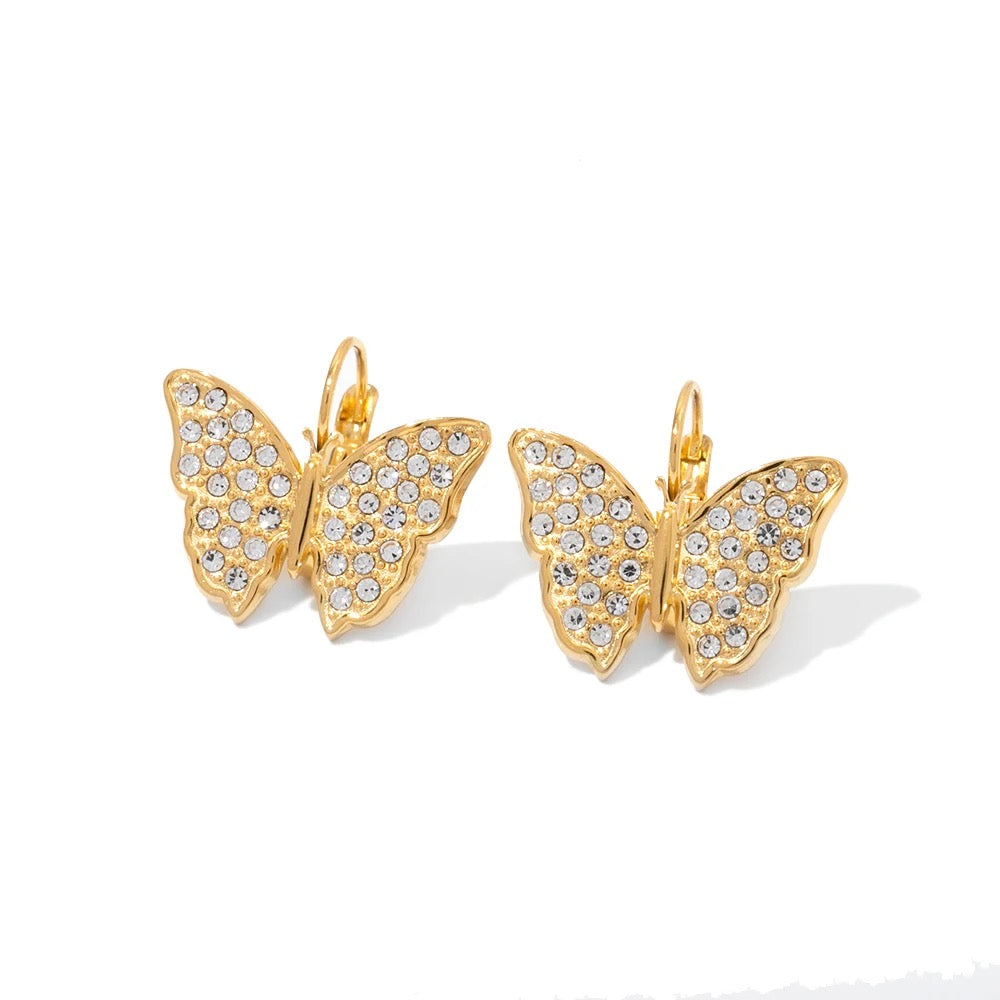 Boucles d'oreilles papillon Winx