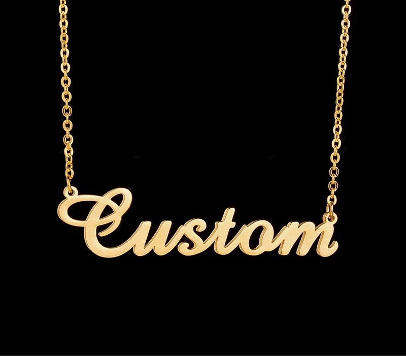 Collier prénom classique de tous les jours