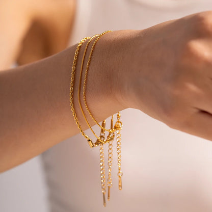 3 bracelets combo délicats