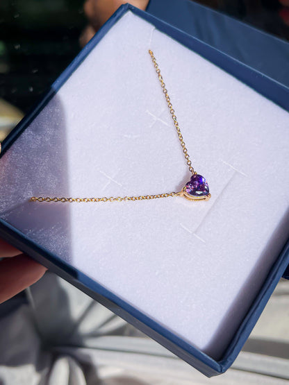 Mini purple heart