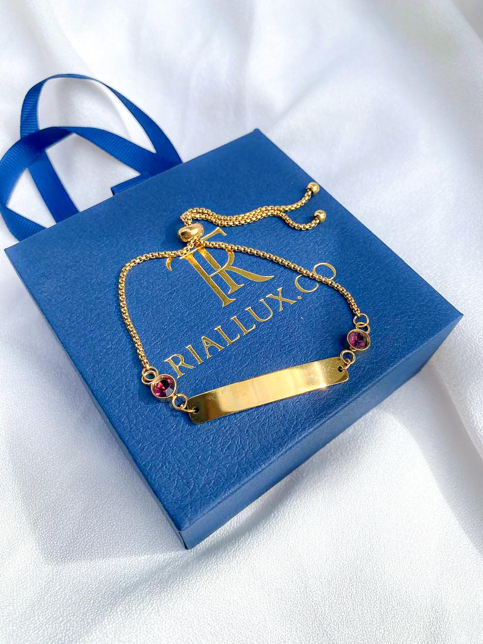 Gold Engrave bracelet