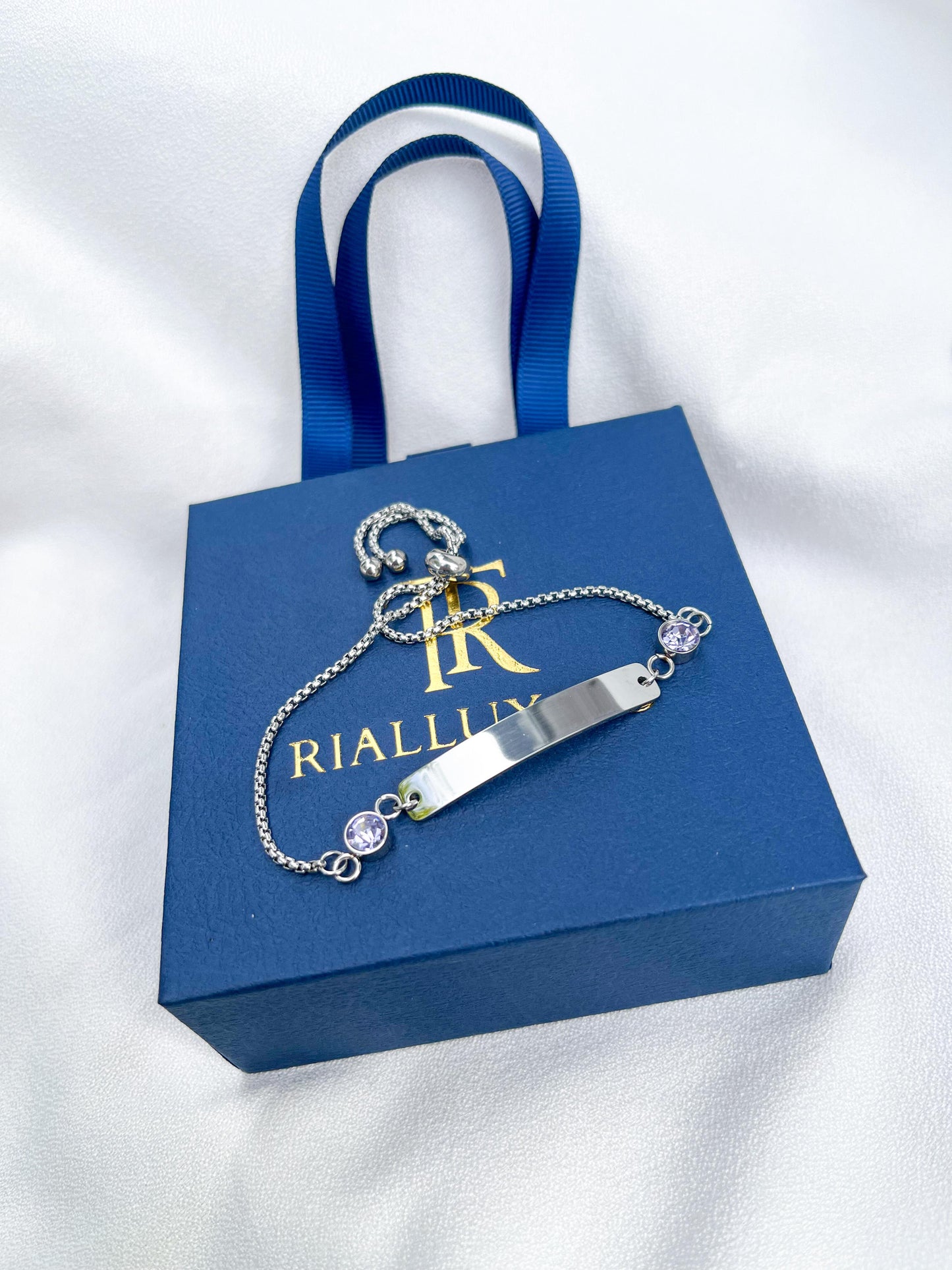 Light purple Engrave bracelet