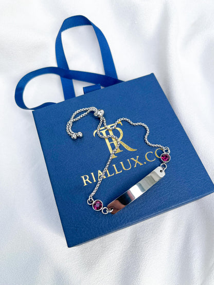 Magenta Engrave bracelet