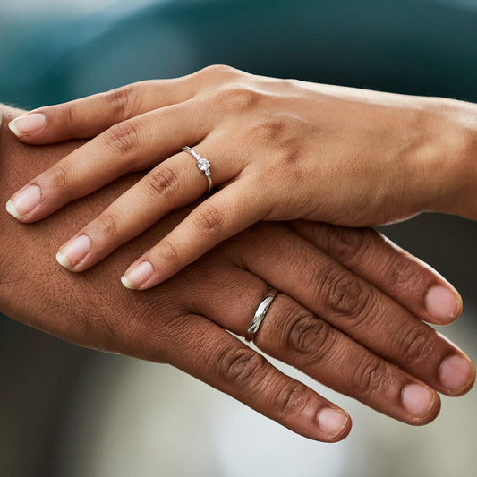 Bague couple amour sans fin