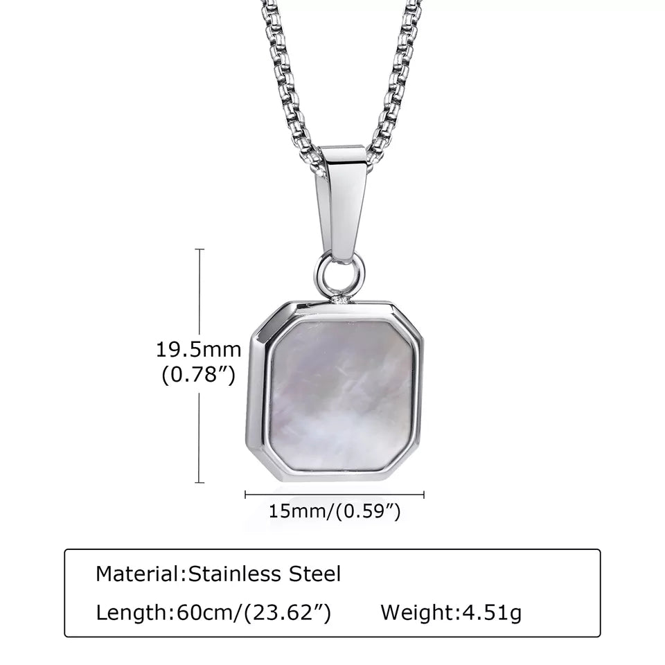 Pearl square Pendant