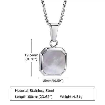 Pearl square Pendant