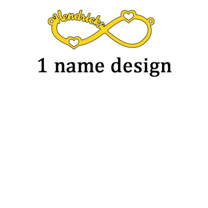 infinity Custom Multiple Names Adjustable Bracelet