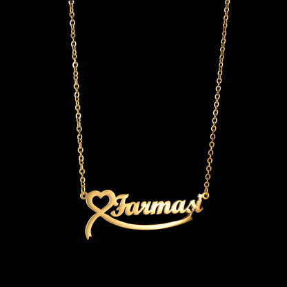 Collier personnalisé Coeur de Dauphin, Licorne personnalisé