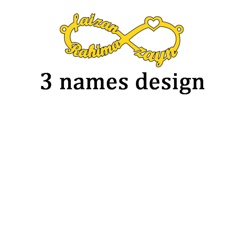 infinity Custom Multiple Names Adjustable Bracelet
