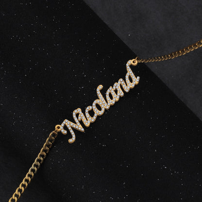 Custom Personalized Name Stainless Steel Necklaces Thick 4mm NK Chain Jewelry