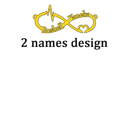 infinity Custom Multiple Names Adjustable Bracelet