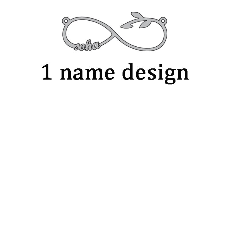 infinity Custom Multiple Names Adjustable Bracelet