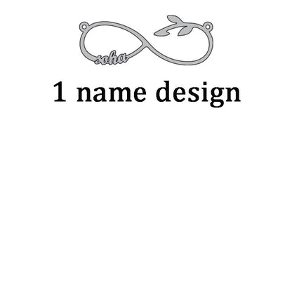 infinity Custom Multiple Names Adjustable Bracelet