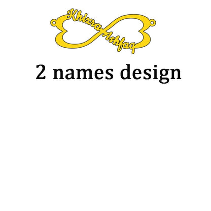 infinity Custom Multiple Names Adjustable Bracelet
