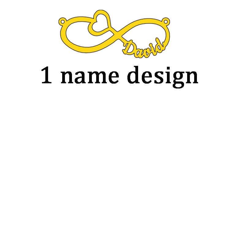 infinity Custom Multiple Names Adjustable Bracelet