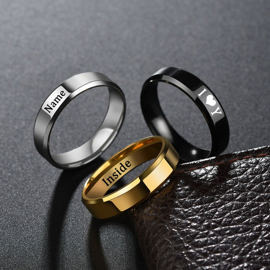 Engrave band ring