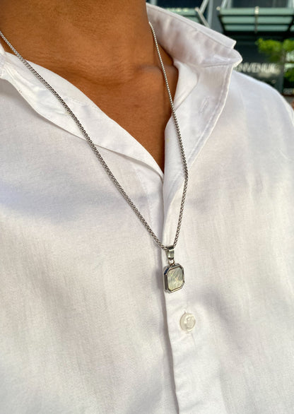 Pearl square Pendant