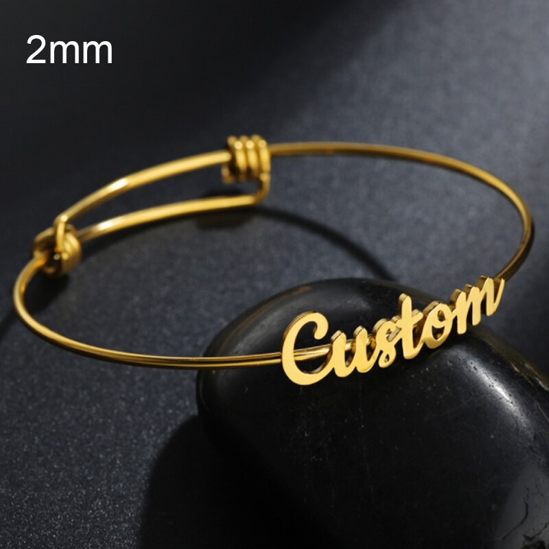 Name Bracelet multiple style Name Cuff Bangles