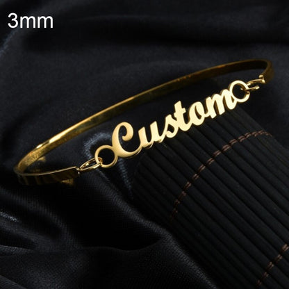 Name Bracelet multiple style Name Cuff Bangles