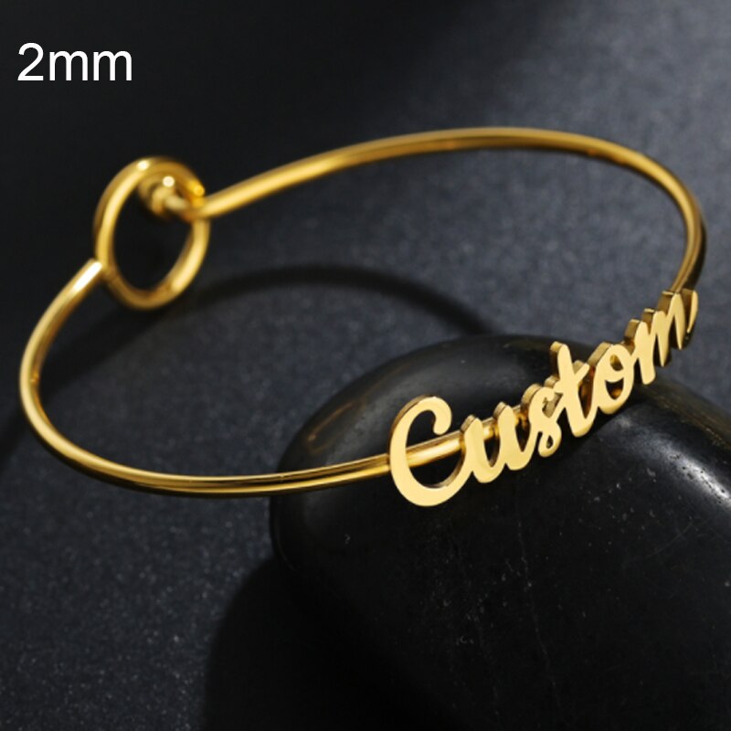Name Bracelet multiple style Name Cuff Bangles