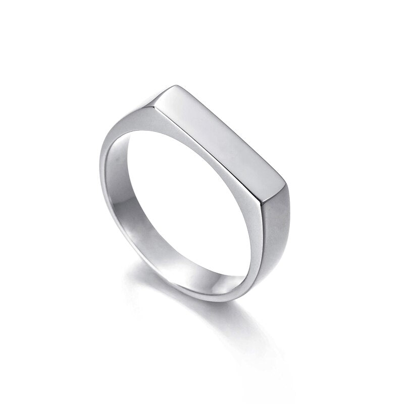 Unisex Top selling Signet Engraved Ring