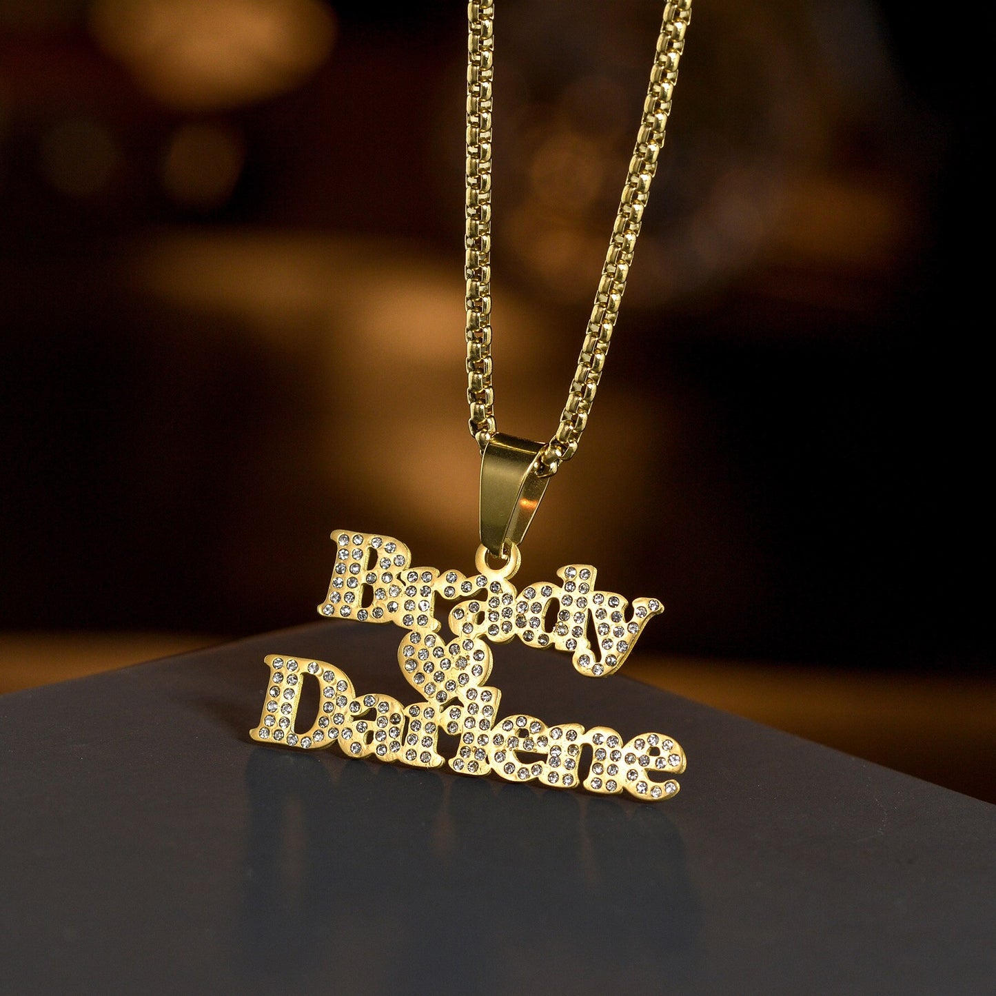 Personalized 1-2 Name Pendant Necklace